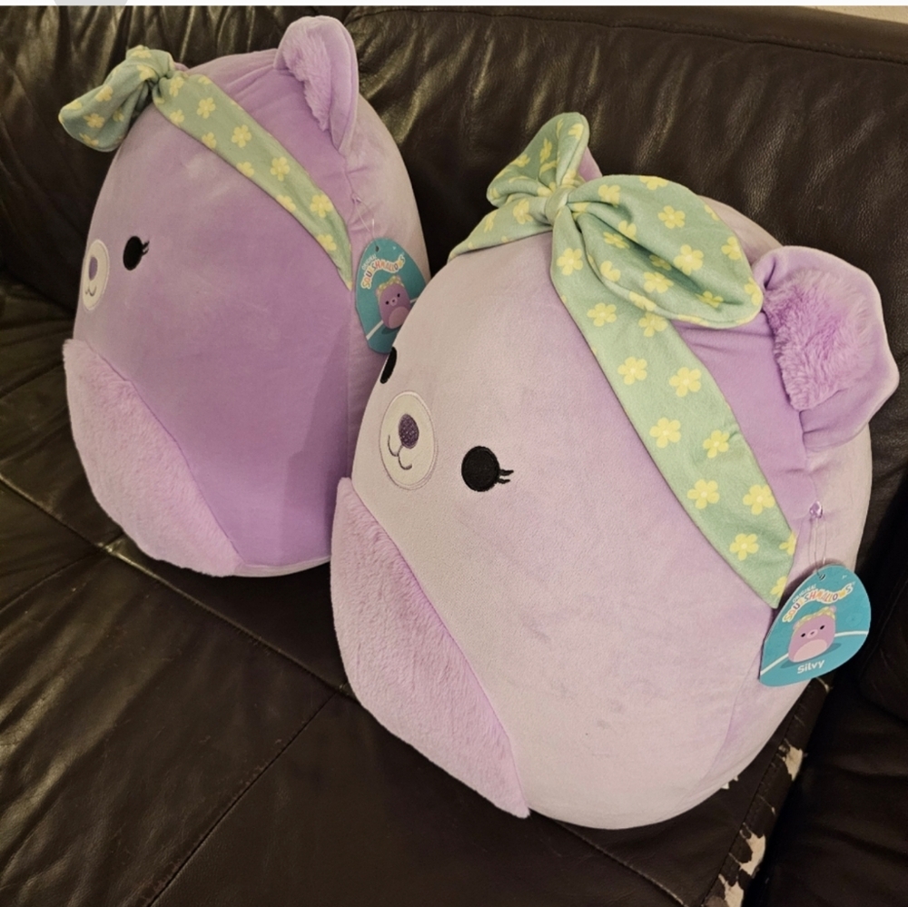 2 Squishmallows 16" Plush,  2 Nwt Silvy - Picture 10 of 12